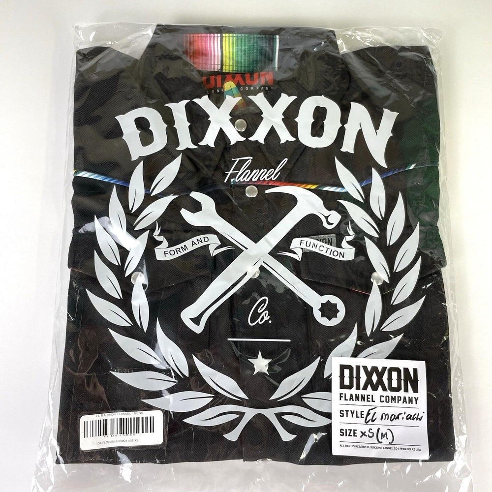 NWT RARE Dixxon El Mariachi Flannel Shirt‎